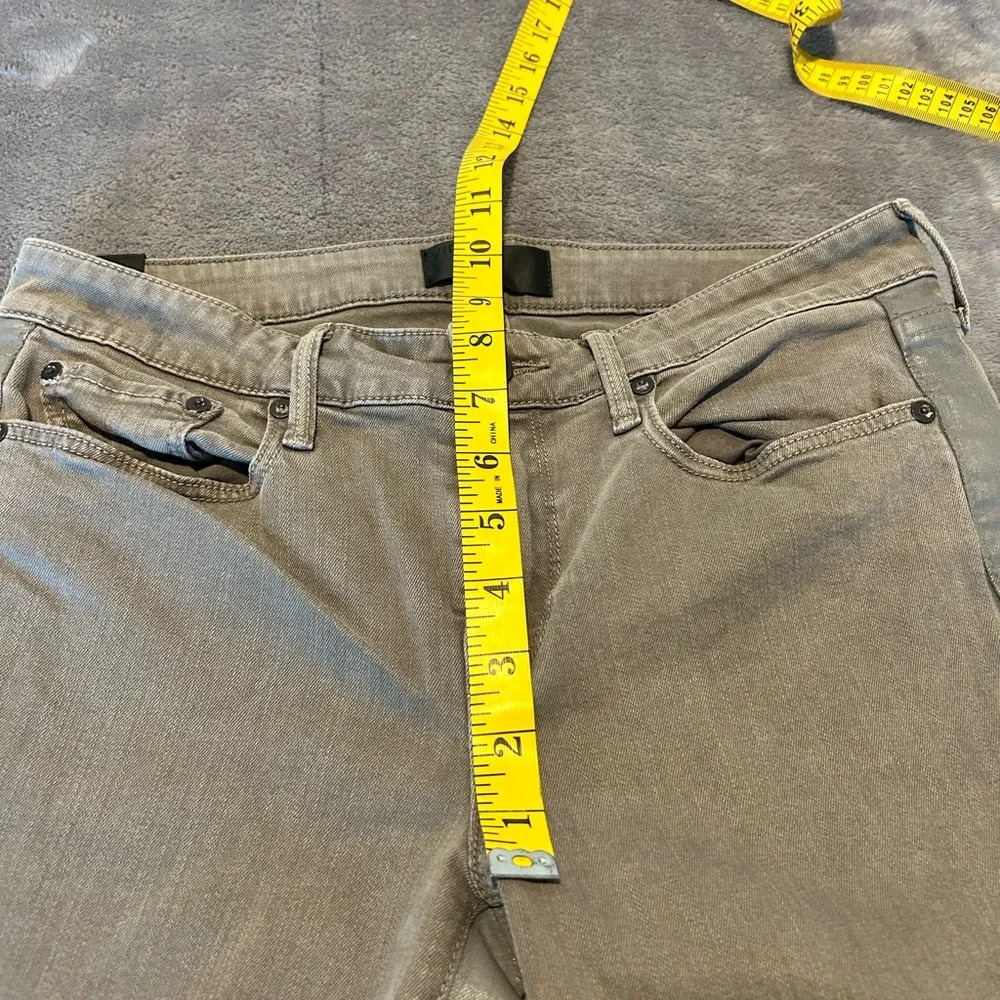 Vince Dylan active stripe high light women’s grey/silver skinny jean size 27 - Picture 3 of 6
